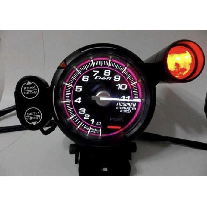 Promo Tachometer Defi C2 + Shiftlight ( Blue - Pink )