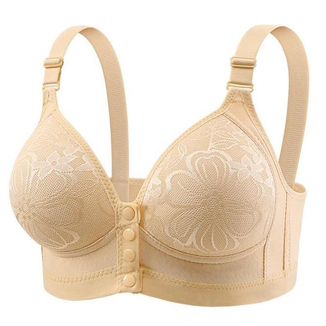 Wkwkwk- Bh Wanita Kancing Depan Bra Dewasa Ada Busa Tanpa Kawat Bra Push Up Nyaman B116 Busa Tipis M