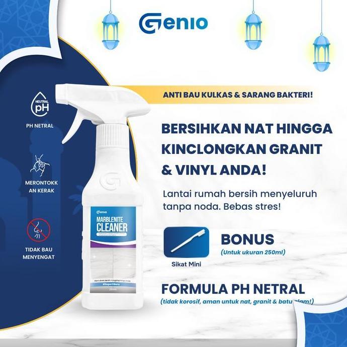 Bayverozz - New Genio Marblenite Cleaner - Cairan Pembersih Nat, Granit, Vinyl, Keramik Rumah Tangga