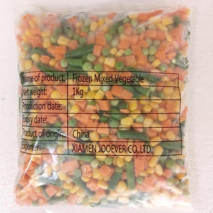 Hijaudaun- Frozen Mixed Vegetables 1Kg