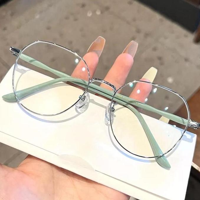 Womenacc- Fg Kacamata Hitam Anti Blue Light Anti Radiasi Blue Ray Gaya Korea Ovl