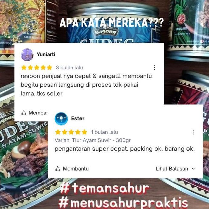 Foodx- Gudeg Kaleng Bagong Dapur Yu Djum Oleh Oleh Khas Jogja / Gudeg Bagong