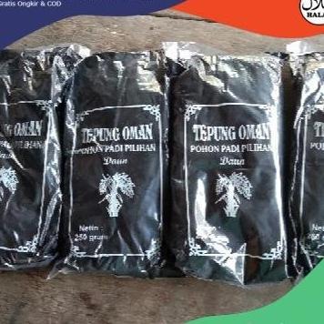 Promo Tepung Oman Pewarna Dawet Dan Cendol Hitam Netto 250Gr