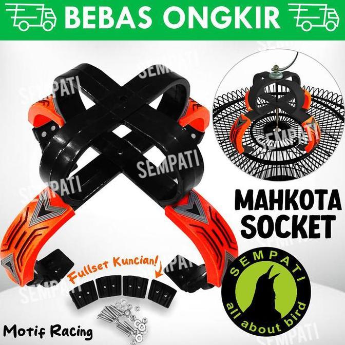 Kicaudor- Mahkota Sangkar Murai Socket Soket Racing Mahkota Kandang Anis Mksckb