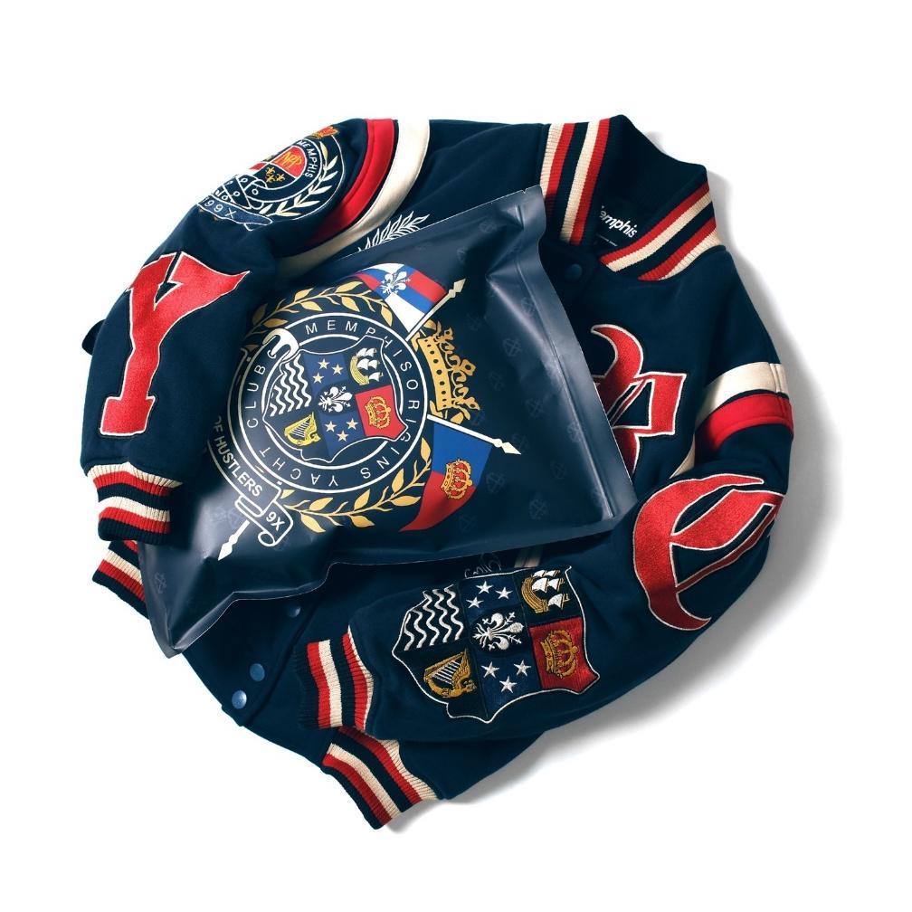 TERMURAH Varsity Jacket Regatta Limited Edition - Navy Blue, S-XXXL