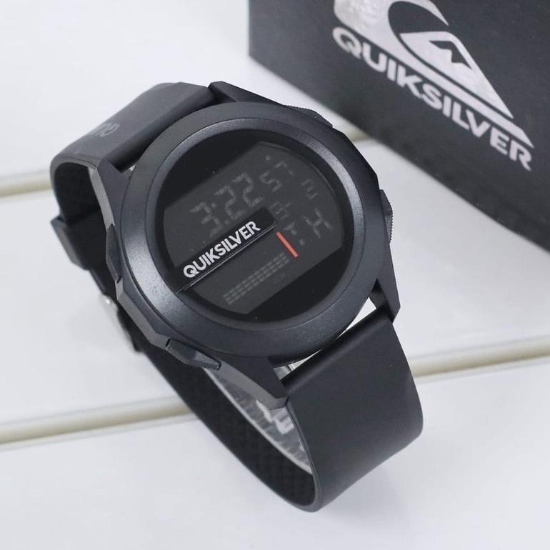 termurah jam tangan pria digital quiksilver drone strap rubber