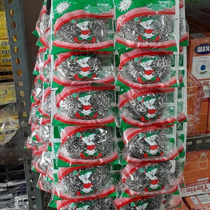 Sadez- Kawat Cuci Piring Isi 12 Pcs