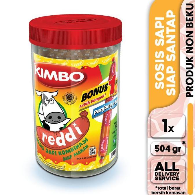 Foodx- Kimbo Reddi Sosis Sapi Toples
