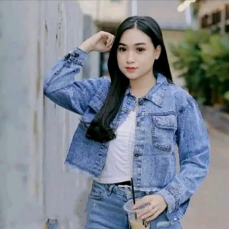 Sale Jaket Denim Pablo Oversize Korean Style,Jaket Denim Oversize Wanita