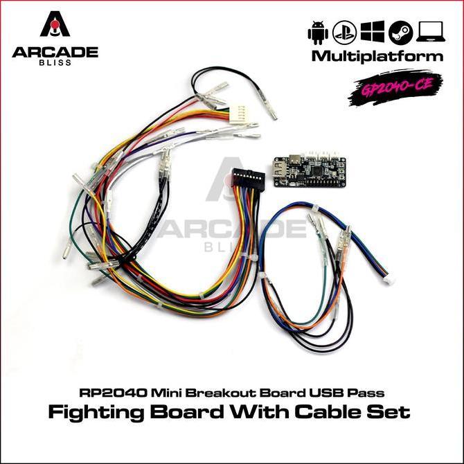 Gp2040-Ce Rp2040 Mini Breakout Board Usb Passthrough Fighting Controller Arcade Stick Diy Hitbox Pic