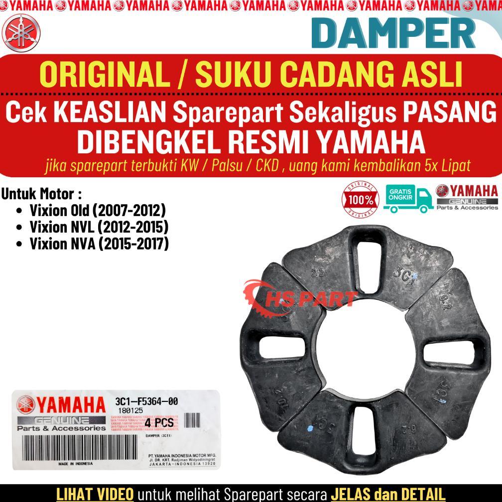 Karet Tromol Damper Gir Gear Vixion Old Lama Vixion New NVA NVL Original Yamaha 100%