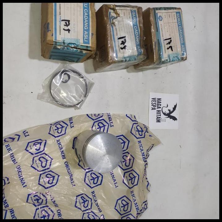 TERLARIS SEHER VESPA SUPER ORIGINAL NOS UKURAN 3M PIAGGIO DANMOTOR BIRU 