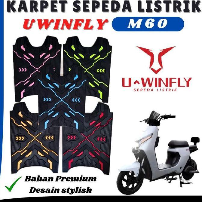 Promo Karpet Sepeda Listrik Uwinfly M60 Alas Kaki Sepeda Listrik Diskon