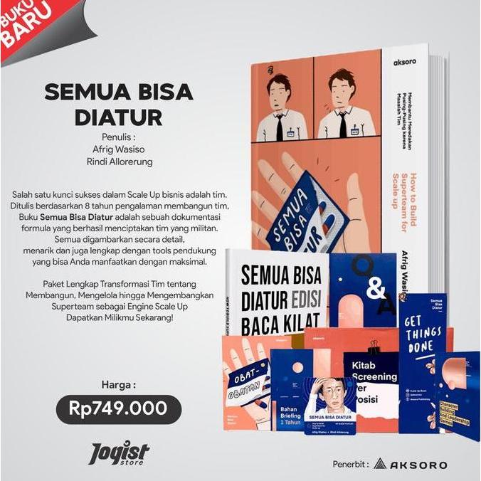 Buku Semua Bisa Diatur Aksoro Kualitas Terbaik Harga Termurah