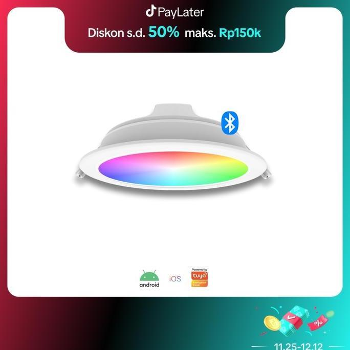 Promo Bardi Smart Beacon Panel Downlight 14W Rgbww Lampu
