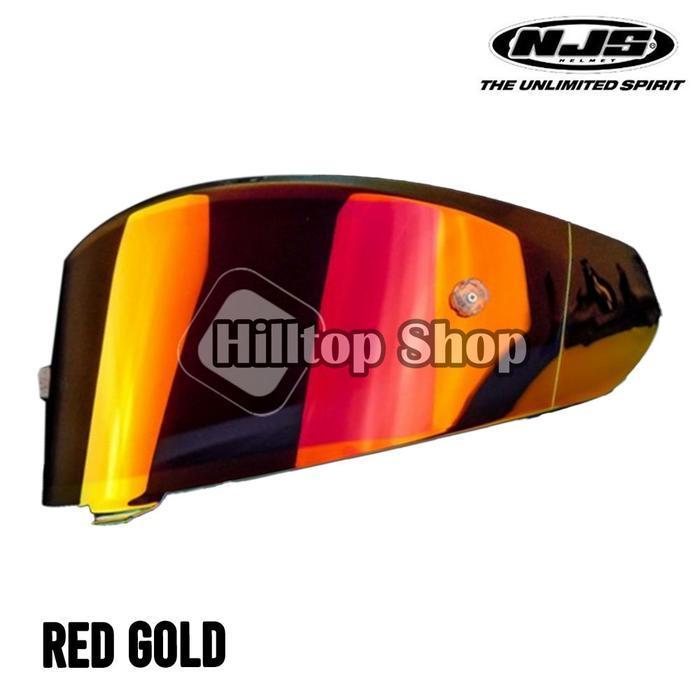 Visor Njs Zx-1R  / Kaca Iridium Njs Zx-1 Flat Original Dan Terpercaya