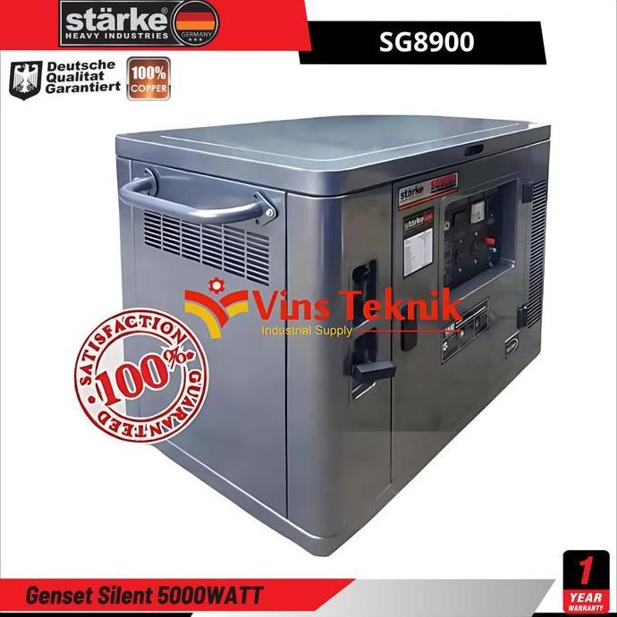 STARKE SG8900 Mesin Genset Silent 5000WATT Generator Set SG 8900