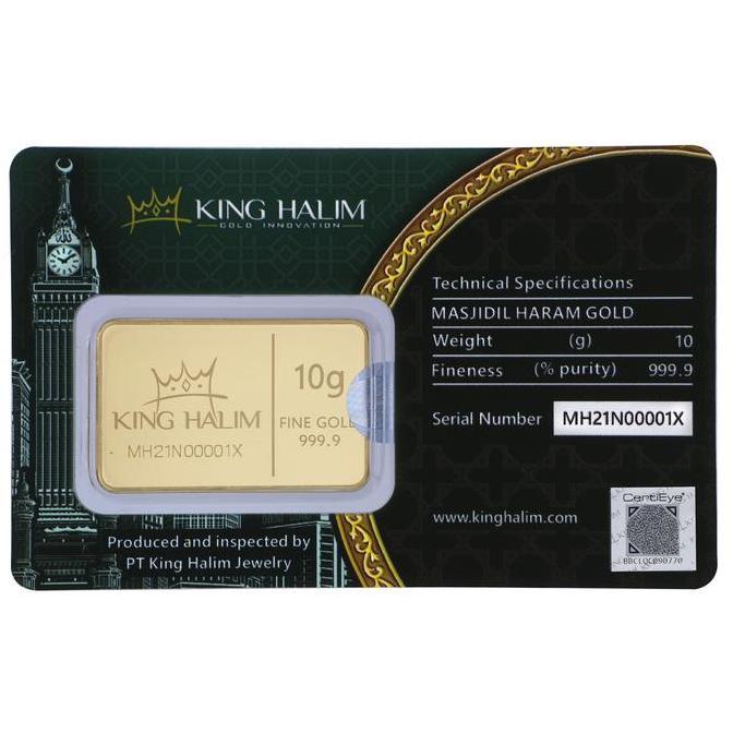 Lantakan King Halim 10Gr - Masjidil Haram Kualitas Terbaik Harga Termurah