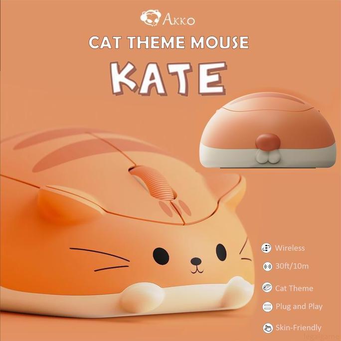 Akko Cat Theme Mouse Kate - Wireless Mouse Premium