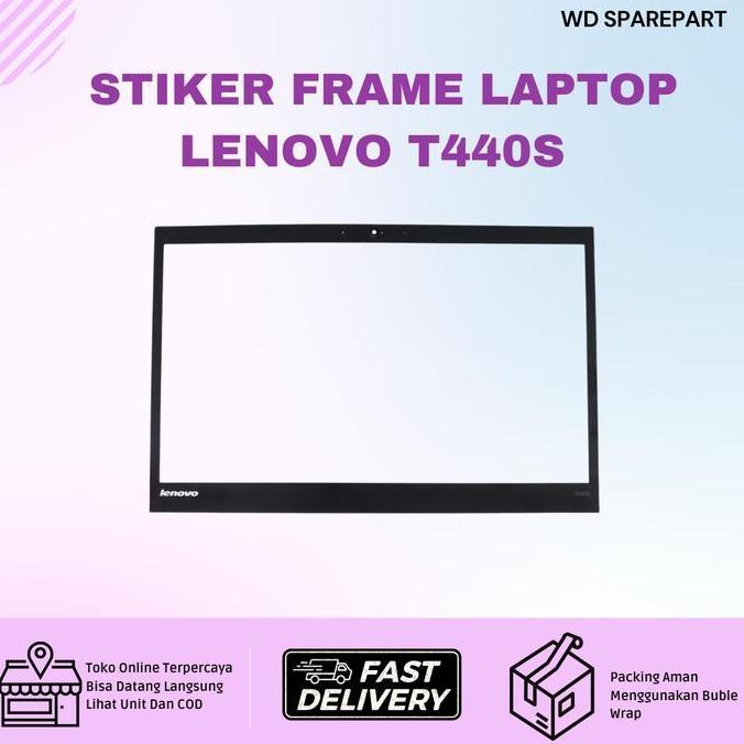 Stiker Frame / Bezel Depan Lenovo T440S | Aksesoris Laptop Original Asli