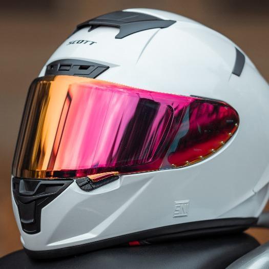 (Free Rachet) Kaca Visor Waterproof Dan Anti Fog Scott Rx-7 Pnp Shoei X14 Helm Full Face Iridium Gro