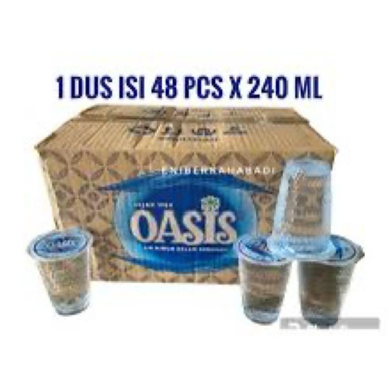 OASIS 240 ML DUS ISI 48 GELAS