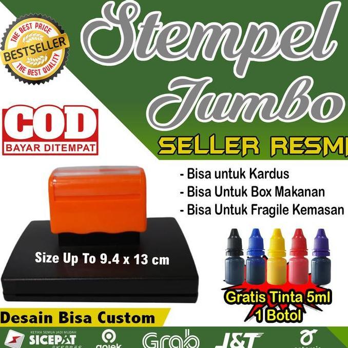 Prikiti- Stempel Jumbo Super / Stempel Kardus / Stempel Besar Custom