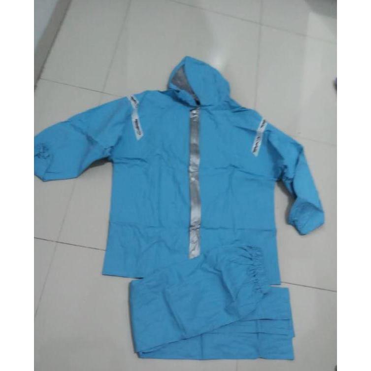 Woii- Jas Hujan Jaket Celana Merek Penguin'S / Penguin Cx7 / Cx-7 / Cx 7 L Dan Xl Original Dapat Dig