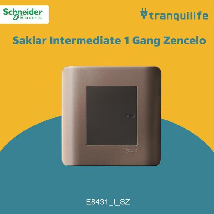 Schneider Saklar Intermediate 1 Gang Zencelo - E8431_I_SZ