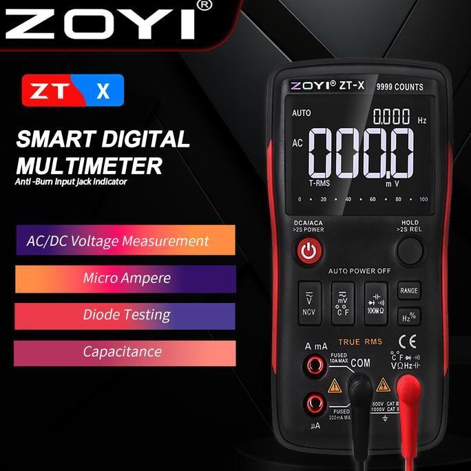 ZOYI ZT-X Auto Multimeter Digital Multitester Avometer Digital