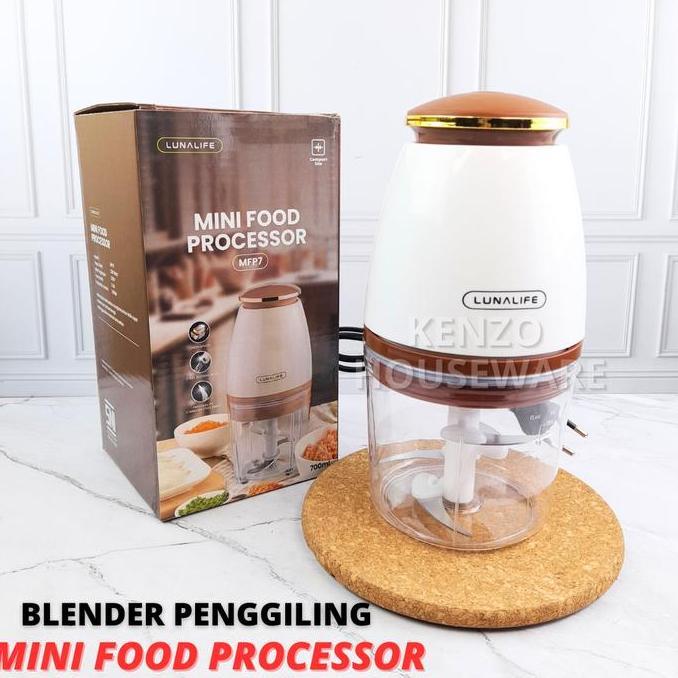 Chopper Blender Listrik  LUNA LIFE Food Juicer Alat Penggiling Daging Bumbu Buah