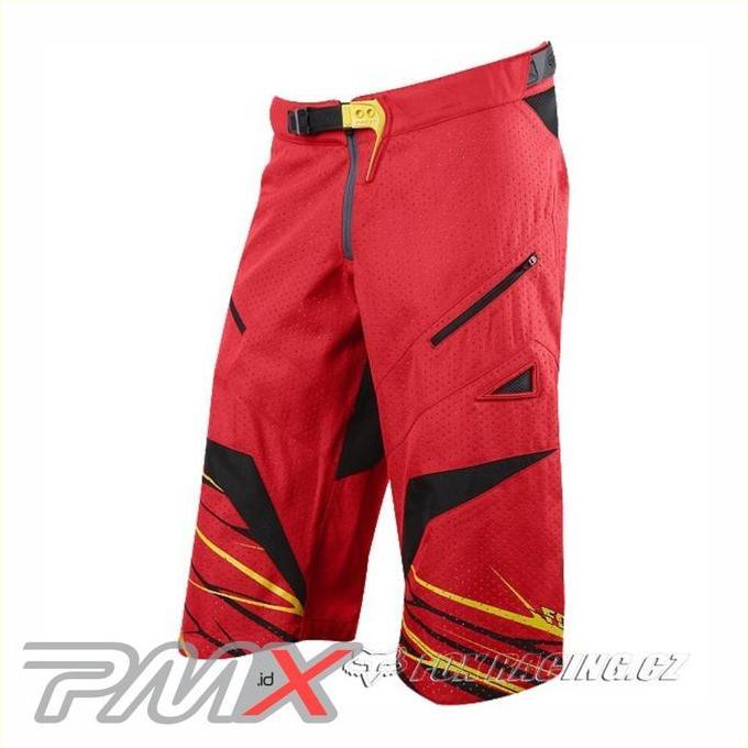 FOX DEMO SHORT RED ORIGINAL CELANA PENDEK MTB DOWNHILL TRAIL RACING ORIGINAL DAN TERPERCAYA