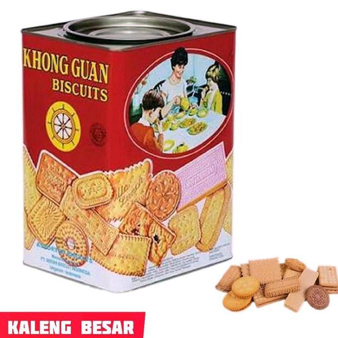 Khong Guan Biscuit Kaleng Besar Kaleng Biskuit Lebaran Legendaris Cookies Promo Lebaran