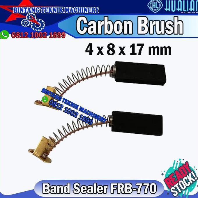Eggx- Carbon Brush Dinamo Motor Mesin Continuous Band Sealer