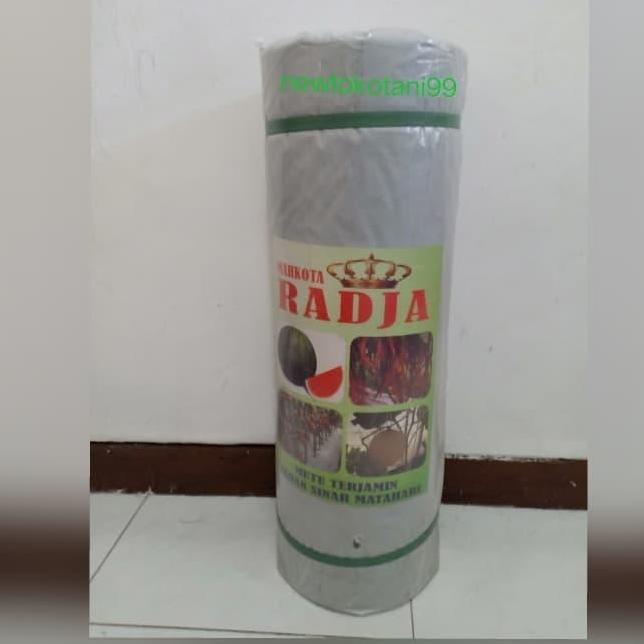 TERBARU - Mulsa hitam perak lebar 120cm panjang 500m berkualitas