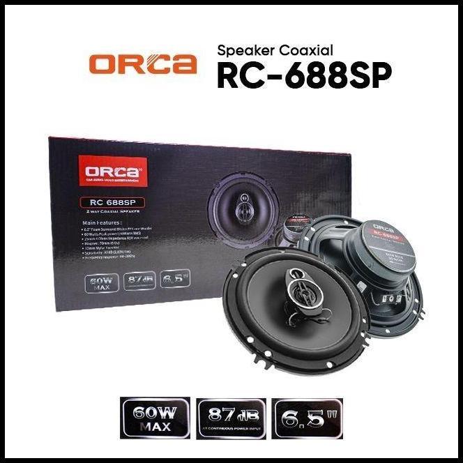 TERBARU SPEAKER ORCA RC 688 6 INCH/ SPEAKER ORCA 6.5 INCH MOBIL UNIVERSAL 