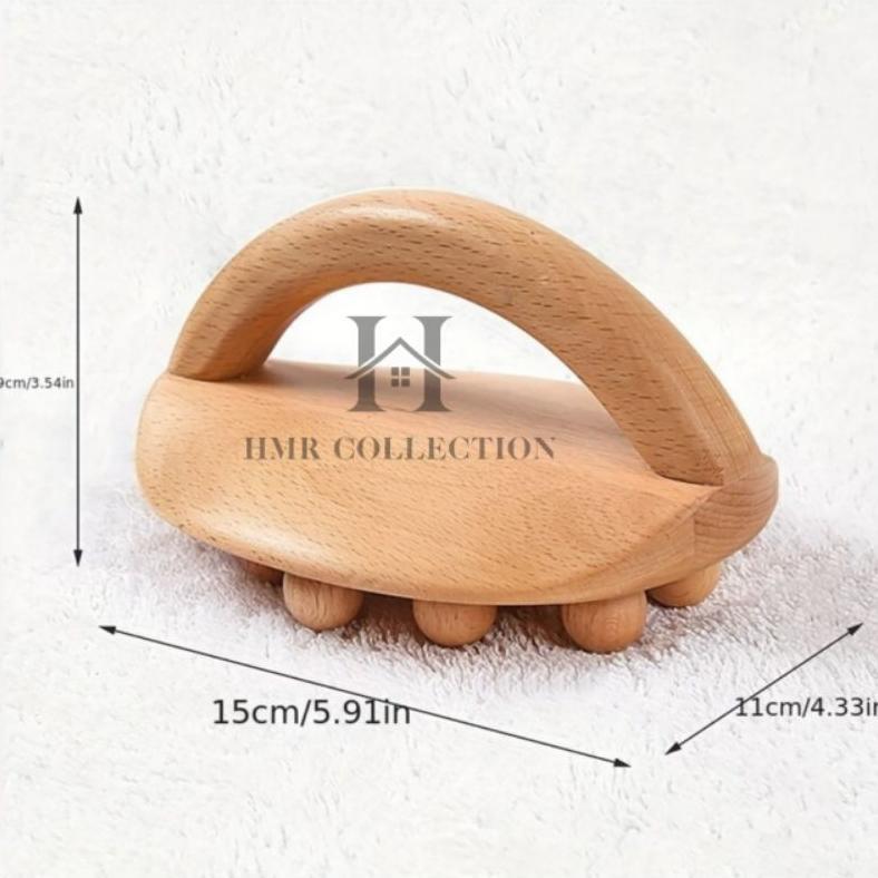 Alat Pijat Guasha Model Setrika / Alat Pijat Kayu Tradisional / Alat Pijat Guasha Original