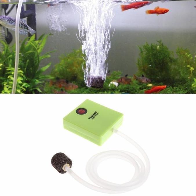 sinyonakane71 - pompa aerator oksigen dengan baterai untuk akuarium ikan