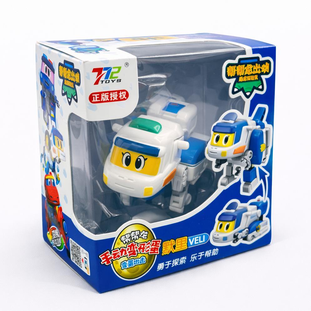 TERMURAH MAINAN GOGO DINO BERUBAH - MOMO DINO - GOGODINO QUERU MAINAN KARTUN ANAK