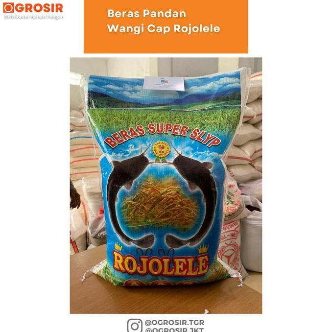 Beras Bulat Pandan Wangi ASLI Cap RojoLele Super 25Kg