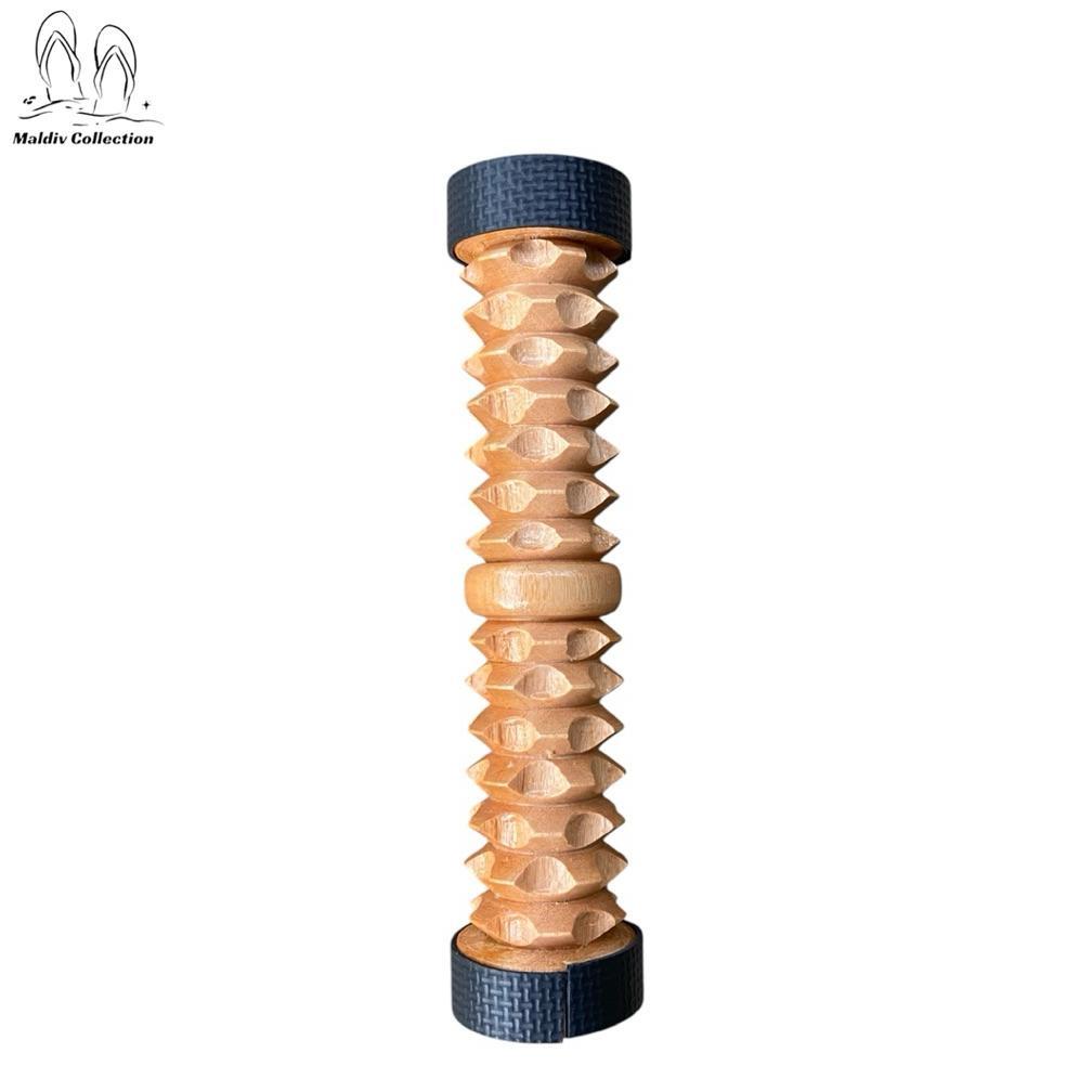 Alat Pijat Refleksi Terapi Dua Telapak Kaki Kayu Tradisional Bcx