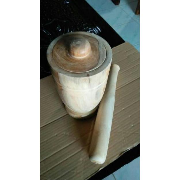 Lumpang Kayu Jati Ready