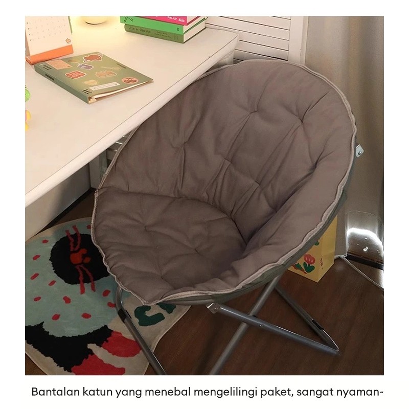 Kursi Lipat Kursi Bulat Kursi Malas Kursi Santai Kursi Kain Oxford Kursi Sandaran Bangku Lipat