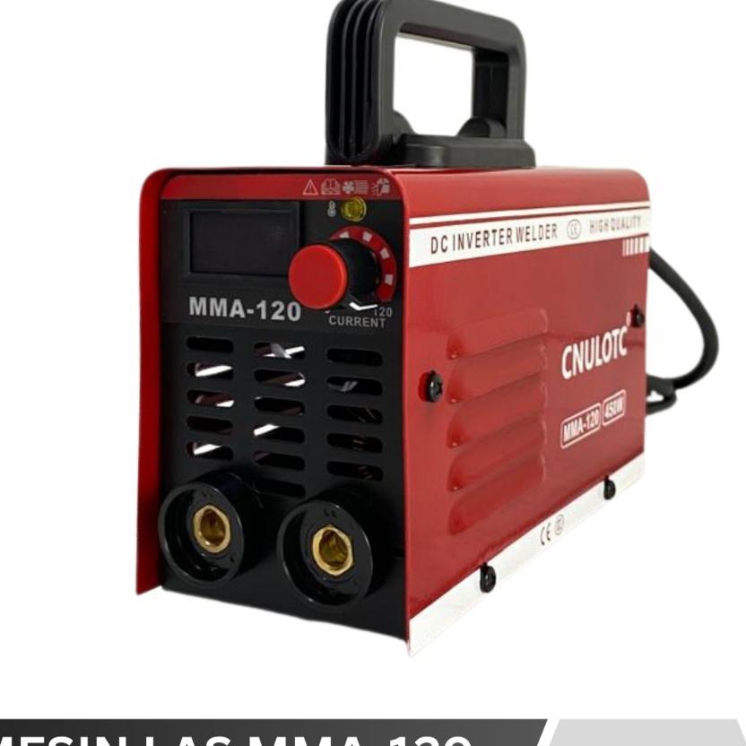 Mesin Cnulotc Las Mma-120 Alat Las Besi Mini 450W Travo Las
