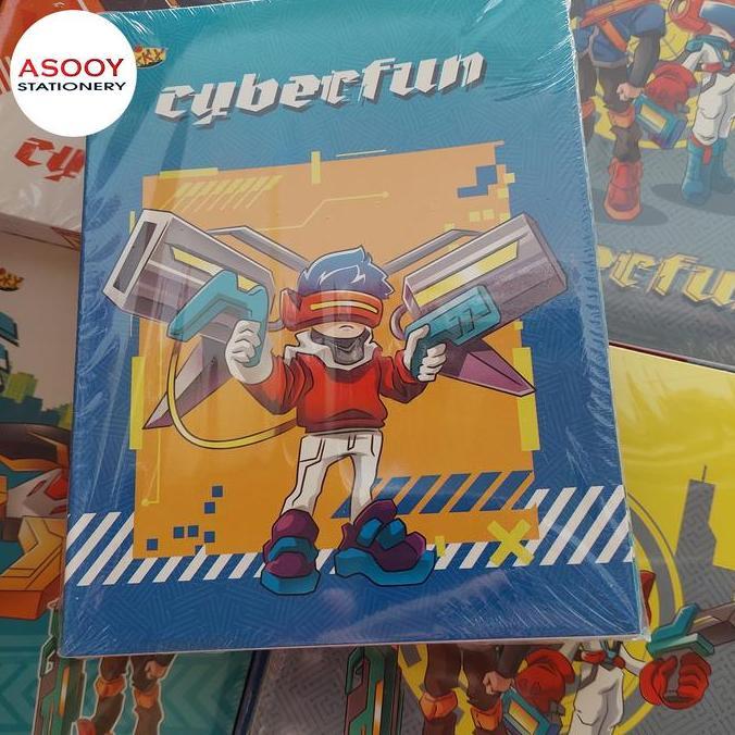 Buku tulis KIKY 38 lembar (isi 10 buku) ,motif di dalam garis tanpa gambar