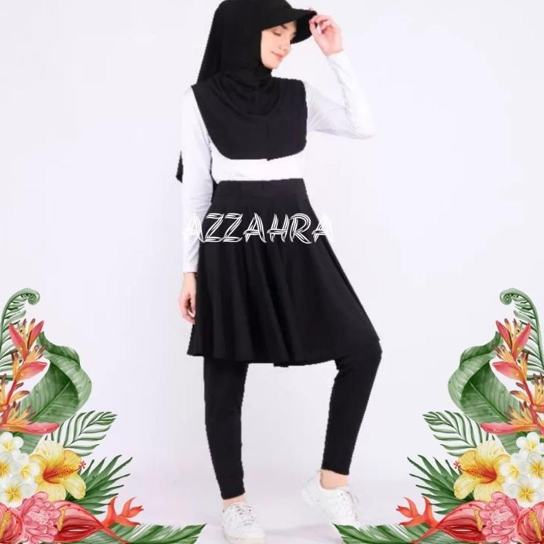 CUCI GUDANG LEGING ROK OLAHRAGA WANITA LEGING ROK SENAM JUMBO