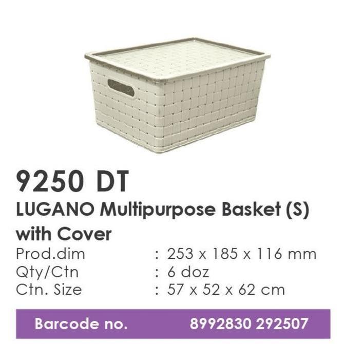 keranjang tutup serbaguna lugano hawaii 9250 dt