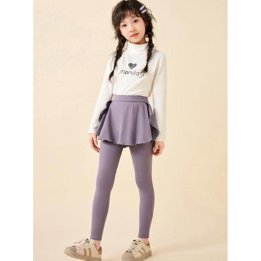 Fitbanget- Celana Legging Rok Type 2 / Celana Legging Rok Olahraga Gym Anak Perempuan  / Celana Olah