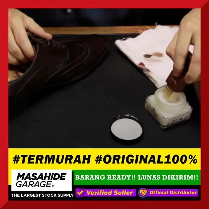 Pommadier Brush Polish Creme Applicator Cream Brush Perawatan Leather seperti Saphir Brush Shoe Appl