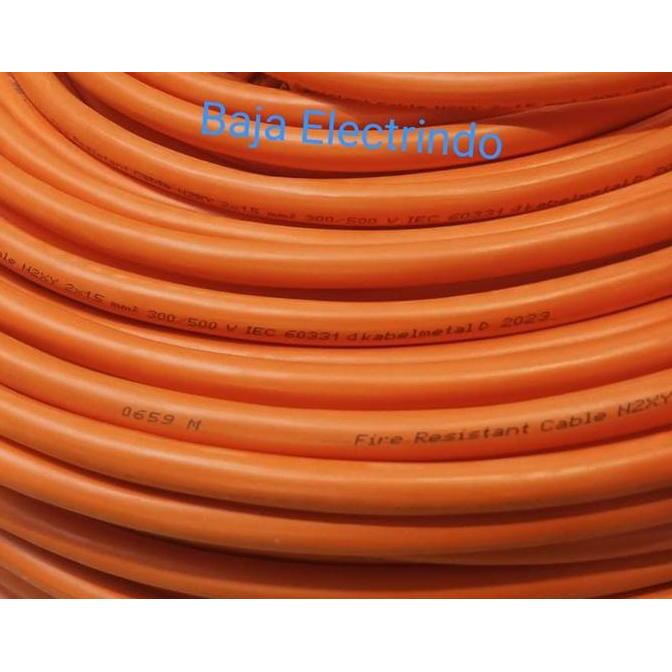 Sale Kabel Tahan Api Frc 2X1,5Mm @50M Fire Resistant Cable 2X1,5 Mm Metal Kabel Frc 2X1.5 2X1.5Mm Ka